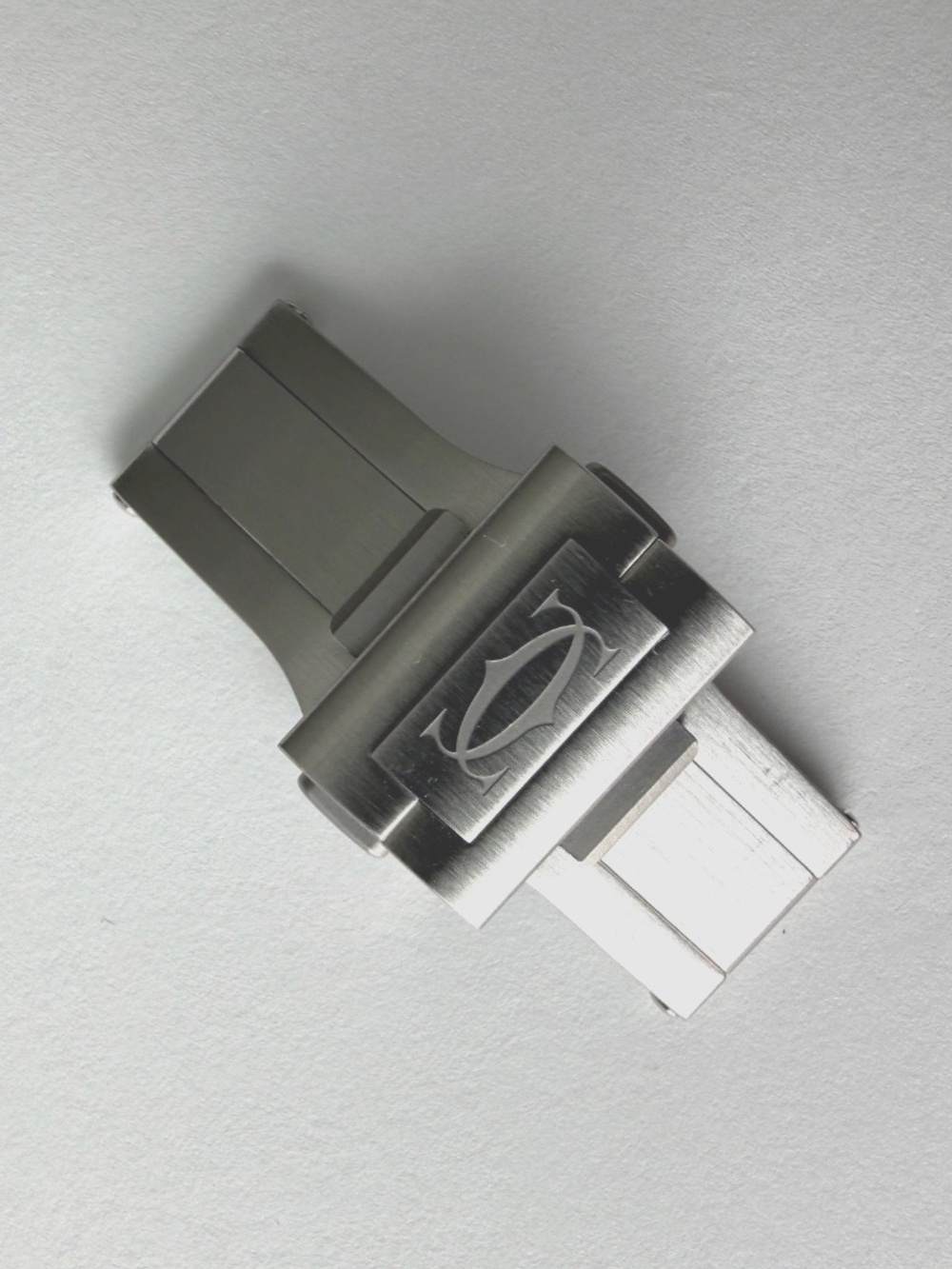 18.5mm Buckle Clasp 40mm Santos de Cartier Watch 21mm Steel Bracelet Smart Links